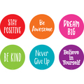 Teacher Created Resources Spot On Positive Sayings Floor Markers, 4in. 77509